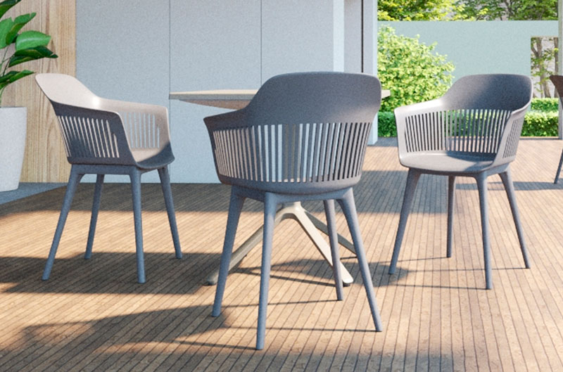 Sillas para Oficina ergonómicas vista lateral y frontal